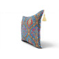 Turkish Fabric Pillow Cover 18x18, Royal Blue Boho Throw Pillow,Morocco Tulip Pattern Decorative Sofa Accent Ethnic Cushion Case Turkish Fabric Pillow Cover 18x18, Royal Blue Boho Throw Pillow,Morocco Tulip Pattern Decorative Sofa Accent Ethnic Cushion Case