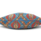 Turkish Fabric Pillow Cover 18x18, Royal Blue Boho Throw Pillow,Morocco Tulip Pattern Decorative Sofa Accent Ethnic Cushion Case Turkish Fabric Pillow Cover 18x18, Royal Blue Boho Throw Pillow,Morocco Tulip Pattern Decorative Sofa Accent Ethnic Cushion Case