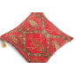 Turkish Fabric Pillow Cover 18x18, Red Boho Throw Pillow, Morocco Tulip Pattern Decorative Sofa Accent Ethnic Cushion Case Turkish Fabric Pillow Cover 18x18, Red Boho Throw Pillow, Morocco Tulip Pattern Decorative Sofa Accent Ethnic Cushion Case