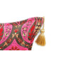 Turkish Fabric Pillow Cover 18x18, Mazenda Pink Boho Throw Pillow, Morocco Tulip Pattern Decorative Sofa Accent Ethnic Cushion Turkish Fabric Pillow Cover 18x18, Mazenda Pink Boho Throw Pillow, Morocco Tulip Pattern Decorative Sofa Accent Ethnic Cushion