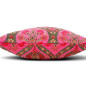 Turkish Fabric Pillow Cover 18x18, Mazenda Pink Boho Throw Pillow, Morocco Tulip Pattern Decorative Sofa Accent Ethnic Cushion Turkish Fabric Pillow Cover 18x18, Mazenda Pink Boho Throw Pillow, Morocco Tulip Pattern Decorative Sofa Accent Ethnic Cushion