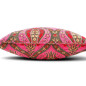 Turkish Fabric Pillow Cover 18x18, Mazenda Pink Boho Throw Pillow, Morocco Tulip Pattern Decorative Sofa Accent Ethnic Cushion Turkish Fabric Pillow Cover 18x18, Mazenda Pink Boho Throw Pillow, Morocco Tulip Pattern Decorative Sofa Accent Ethnic Cushion