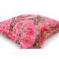 Turkish Fabric Pillow Cover 18x18, Mazenda Pink Boho Throw Pillow, Morocco Tulip Pattern Decorative Sofa Accent Ethnic Cushion Turkish Fabric Pillow Cover 18x18, Mazenda Pink Boho Throw Pillow, Morocco Tulip Pattern Decorative Sofa Accent Ethnic Cushion