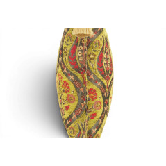 Turkish Fabric Pillow Cover 18x18, Pistachio Green Boho Throw Pillow,Morocco Tulip Pattern Decorative Sofa Accent Ethnic Cushion