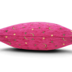 Turkish Fabric Pillow Cover 18x18, Mazenda Pink Boho Throw Pillow, Arabian Night Pattern Decorative Sofa Accent Ethnic Cushion