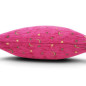 Turkish Fabric Pillow Cover 18x18, Mazenda Pink Boho Throw Pillow, Arabian Night Pattern Decorative Sofa Accent Ethnic Cushion