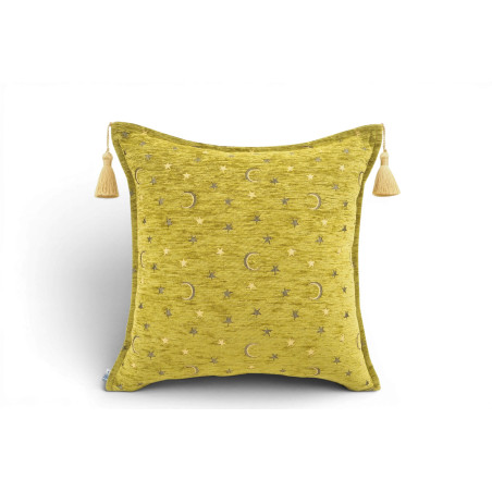 Fabric Pillow,Fabric Pillow 18x18,Pistachio Green Arabian NIght Pattern Turkish Fabric Pillow Cover,Decorative and Throw Pillow