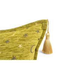 Turkish Fabric Pillow Cover 18x18, Pistachio Green Boho Throw Pillow,Arabian Night Pattern Decorative Sofa Accent Ethnic Cushion