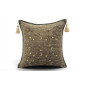 Turkish Fabric Pillow Cover 18x18, Moss Green Boho Throw Pillow,Arabian Night Pattern Decorative Sofa Accent Ethnic Cushion Case