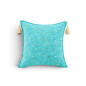 Turkish Fabric Pillow Cover 18x18, Turquoise Blue Boho Throw Pillow, Arabian Night Pattern Decorative Sofa Accent Ethnic Cushion Turkish Fabric Pillow Cover 18x18, Turquoise Blue Boho Throw Pillow, Arabian Night Pattern Decorative Sofa Accent Ethnic Cushion