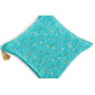 Turkish Fabric Pillow Cover 18x18, Turquoise Blue Boho Throw Pillow, Arabian Night Pattern Decorative Sofa Accent Ethnic Cushion Turkish Fabric Pillow Cover 18x18, Turquoise Blue Boho Throw Pillow, Arabian Night Pattern Decorative Sofa Accent Ethnic Cushion